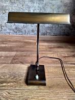 messing bureaulamp, Klassiek, Ophalen of Verzenden, Zo goed als nieuw, Metaal