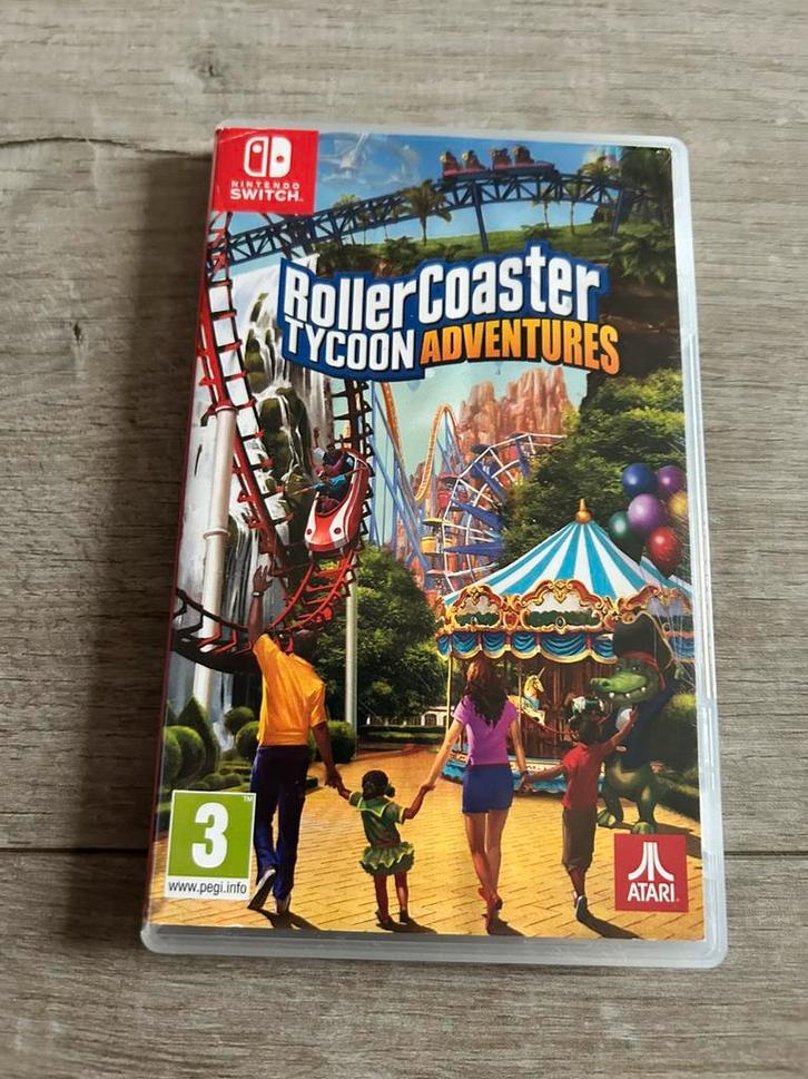 Nitendo Switch Rollercoaster Tycoon Adventures, Spelcomputers en Games, Games | Nintendo Switch, Zo goed als nieuw, Simulatie