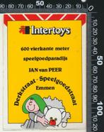 Sticker: Intertoys - Jan van Peer - Emmen, Verzamelen, Stickers, Ophalen of Verzenden, Zo goed als nieuw, Bedrijf of Vereniging
