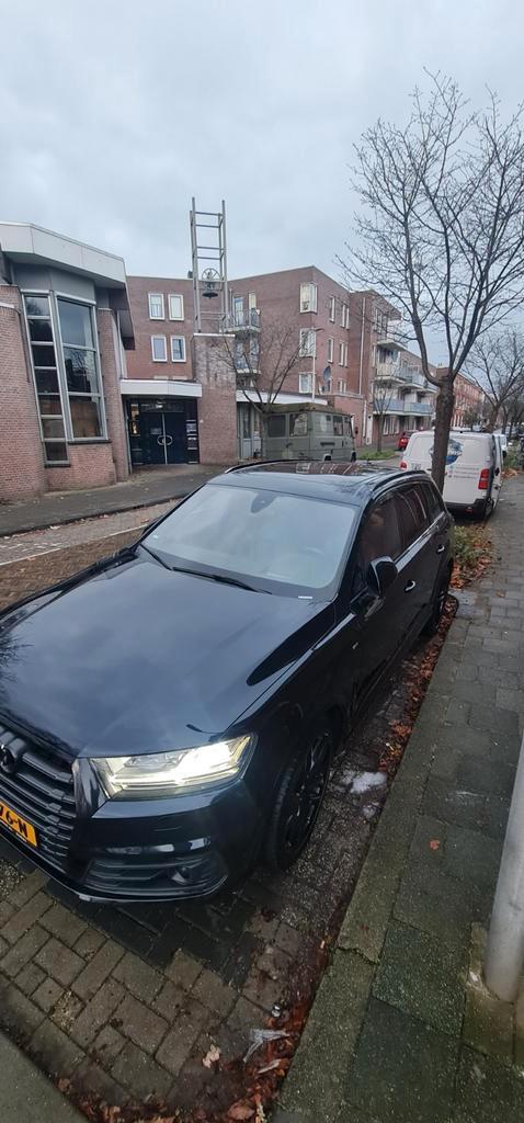 Audi Q7 3.0 TDI  7 Zits 200KW Quattro Tiptronic 2015 Blauw, Auto's, Audi, Particulier, Q7, 360° camera, 4x4, ABS, Achteruitrijcamera
