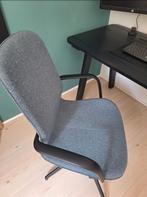 Langfjall bureaustoel (Ikea) - Als nieuw!, Huis en Inrichting, Bureaustoelen, Ophalen, Zo goed als nieuw, Blauw, Bureaustoel