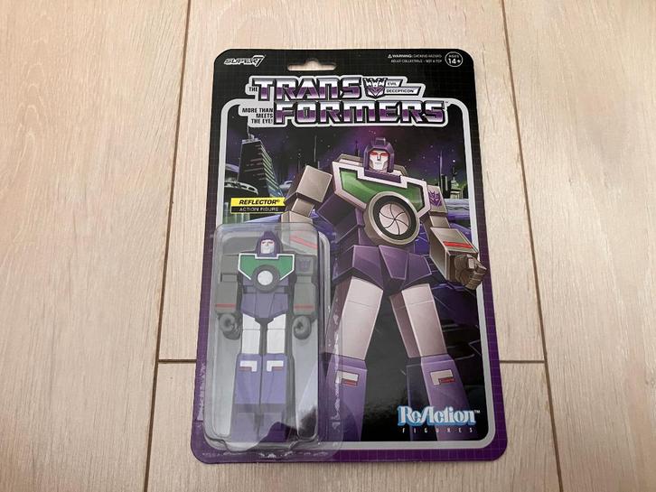 Transformers Reflector actiefiguur 10 cm NIEUW!!, Verzamelen, Transformers, Nieuw, Overige generaties, Ophalen of Verzenden
