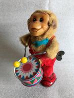 Oude Wind Up Opwind Aap Tin 15 cm 1950, Ophalen of Verzenden, Gebruikt