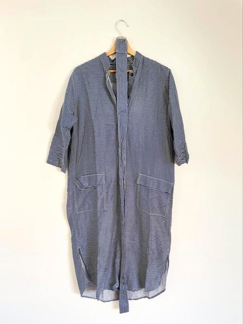 Mads Nørgaard oversized blousejurk – mt 34/36, Kleding | Dames, Jurken, Zo goed als nieuw, Blauw, Ophalen of Verzenden
