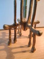 Vintage Bloemenvaas met Glazen Buis, Overige materialen, Gebruikt, Overige kleuren, Ophalen of Verzenden