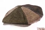 Paperboy pet Hawkins vissengraat donker bruin 57, 58, 59, 60, Kleding | Heren, Hoeden en Petten, Nieuw, Ophalen of Verzenden, Pet