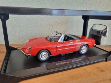 **SALE** Norev Alfa Romeo 2000 Spider 1:18 Met Softtop  beschikbaar voor biedingen