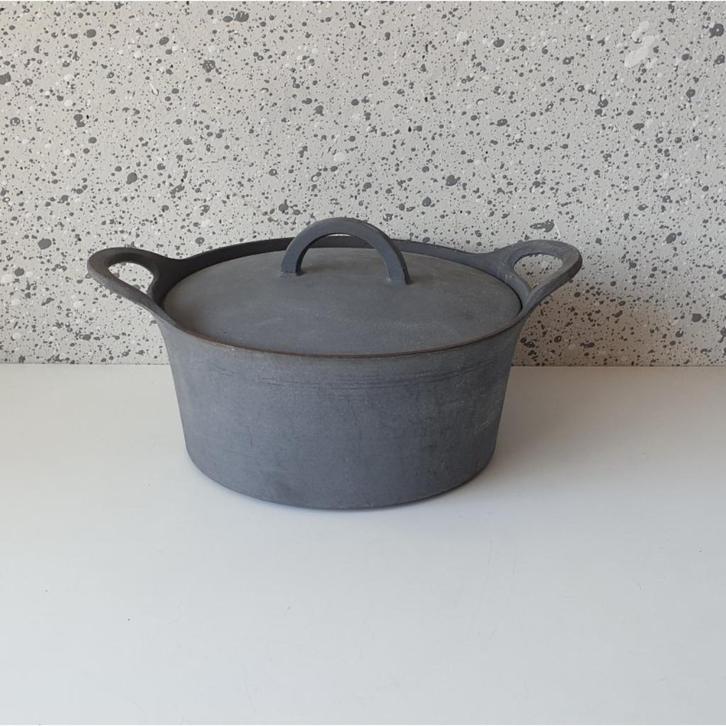 Cuisinox gietijzeren braadpan grijs, Antiek en Kunst, Antiek | Keukenbenodigdheden, Ophalen of Verzenden