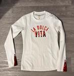 Wit met rode longsleeve Goldbergh, Wit, Ophalen of Verzenden, Zo goed als nieuw, Lange mouw