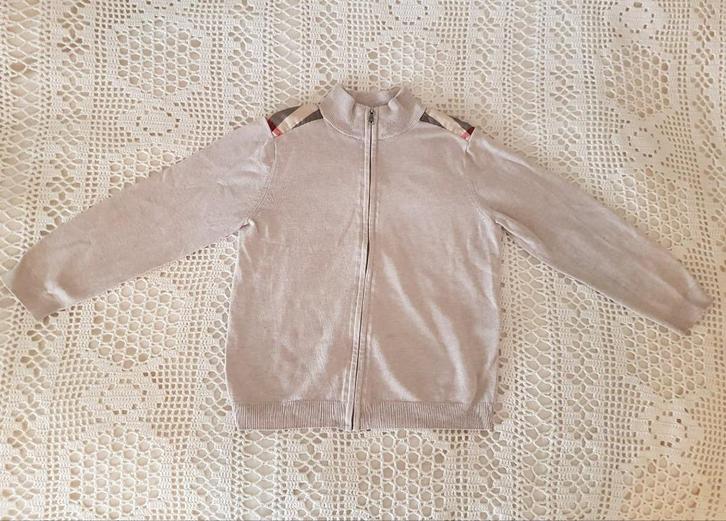 Burberry beige vest 122, Kinderen en Baby's, Kinderkleding | Maat 122, Zo goed als nieuw, Verzenden