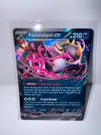 Pokémon kaart Fezandipiti ex, Ophalen of Verzenden, Zo goed als nieuw, Losse kaart