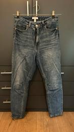 H&M, maat 36, high waist mom jeans, Gedragen, Blauw, W28 - W29 (confectie 36), H&M