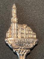 Munttoren Amsterdam, vintage verzilverd lepeltje., Antiek en Kunst, Antiek | Bestek, Ophalen of Verzenden
