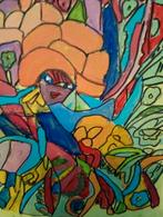 Vrolijke schilderij, Ophalen of Verzenden