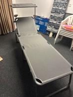 Zonne ligbed met Luifel hoog model, Ophalen of Verzenden, Gebruikt, Aluminium