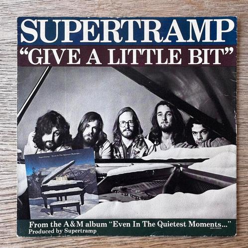 Supertramp Give A Little Bit 7” vinyl single 1977 Classic, Cd's en Dvd's, Vinyl Singles, Gebruikt, Single, Pop, 7 inch, Ophalen of Verzenden