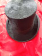 Prachtige hoge hoed met doos uit Deventer hoedenzaak, Ophalen of Verzenden, Gedragen