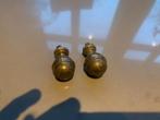 Antieke koperen knoppen finials ornamenten 2x, Antiek en Kunst, Ophalen of Verzenden, Koper