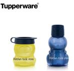 Tupperware set Ecofles Dino 350ml + Dino Snack Cup 350ml, Nieuw, Beker of Kan, Ophalen of Verzenden, Blauw