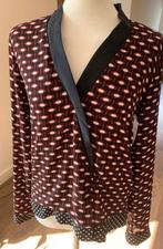 ZARA wikkel blouse zwart rood nieuw XS-S, Zara, Nieuw, Ophalen of Verzenden, Maat 34 (XS) of kleiner