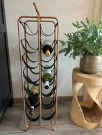 Wijnrek goud zwarte - 14 flessen, Ophalen, Zo goed als nieuw, Metaal, 75 cm of meer
