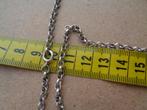 zilveren jasseron ketting [405], Sieraden, Tassen en Uiterlijk, Kettingen, Ophalen of Verzenden, Zo goed als nieuw, Zilver, Zilver