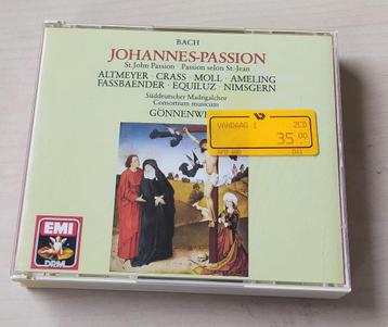 Bach Johannes-Passion Gonnenwein 2CD 1970/1989 EMI beschikbaar voor biedingen