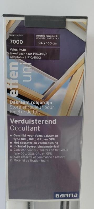 Velux Dakraam Rolgordijn Verduisterend 94x160 beschikbaar voor biedingen
