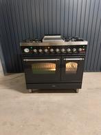 Luxe Boretti Fornuis 90 cm, Witgoed en Apparatuur, Fornuizen, Ophalen, 60 cm of meer, Zo goed als nieuw, Gas