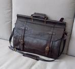 Hidesign leren aktetas laptoptas, Computers en Software, Laptoptassen, Ophalen, 15 inch, Zo goed als nieuw, Aktetas