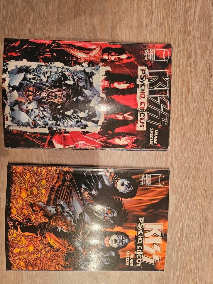 KISS Psycho Circus Comics - Juniorpress NL, Boeken, Stripboeken, Meerdere stripboeken, Ophalen of Verzenden