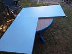Oss: Hoek aanrechtblad, Duropal HPL werkblad: 140 x 117 cm, Ophalen, Gebruikt, 100 tot 150 cm, Wit