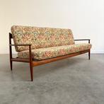 Vintage bankstel jaren 60 70 Deens design, Ophalen, Hout, Vintage design, Driepersoons