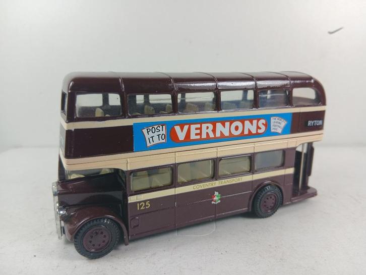corgi  dubbeldekker  vernons, Hobby en Vrije tijd, Modelauto's | Overige schalen, Zo goed als nieuw, Auto, Ophalen of Verzenden
