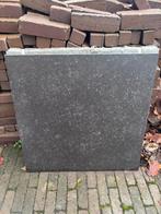 tegels  60 x 60 cm antraciet 19 m2 - 2cm dik, Tuin en Terras, Ophalen, Keramiek, Zo goed als nieuw, 10 m² of meer
