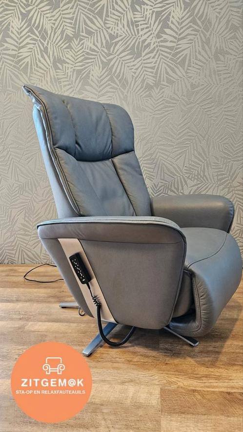 Sta op stoel Himolla azuro zgan bij Zitgemak joure, Huis en Inrichting, Fauteuils, Zo goed als nieuw, 75 tot 100 cm, Ophalen of Verzenden