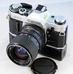 Canon AE-1 met motorwinder en 35-70mm/4.0 TOPSTAAT, Audio, Tv en Foto, Fotocamera's Analoog, Spiegelreflex, Canon, Gebruikt, Ophalen of Verzenden