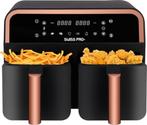 swiss pro+ dubbele airfryers - 59.95 i.p.v. 109.95 euro., Witgoed en Apparatuur, 1500 gram of meer, Ophalen of Verzenden, ., .