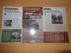 Jeep Willys MB, Rechthoekig Liggend, Ophalen of Verzenden, Zo goed als nieuw, A1 t/m A3