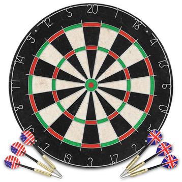 Dartbord professioneel en 6 darts sisal GRATIS VERZONDEN! beschikbaar voor biedingen