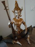 Prachtig Thais beeld met muziekinstrument, Ophalen of Verzenden