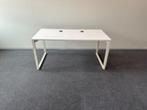 Bureau met knop en kabelgoot 160x80xH62-84 cm, 18 stuks, Huis en Inrichting, Bureaus, Ophalen of Verzenden, Gebruikt, Bureau