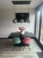 Eettafel met 4 stoelen - Ook los te koop!, Ophalen, Gebruikt, 100 tot 150 cm, Vier personen