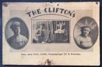 The Cliftons Variete Rotterdam Artiesten Revue accordeon, Ongelopen, Ophalen of Verzenden, Sterren en Beroemdheden, 1920 tot 1940