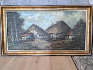 SCHILDERIJ GROOT MET LIJST, BREEDTE 133CM, HOOGTE 73 CM beschikbaar voor biedingen
