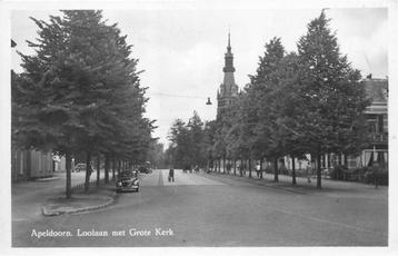 (300-419-007) Apeldoorn Loolaan met Grote Kerk beschikbaar voor biedingen