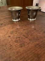 Twee zilver kkeurige potjes, Antiek en Kunst, Ophalen of Verzenden
