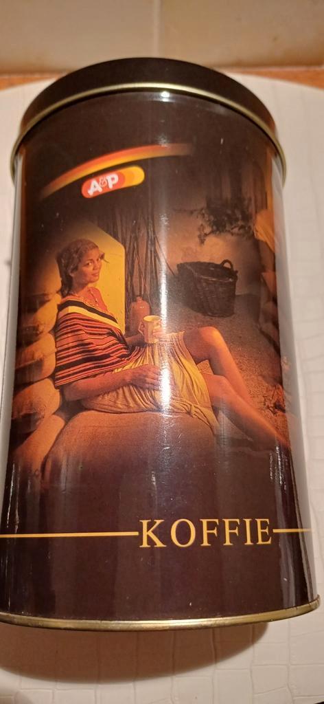 Vintage A&P Koffieblik - C1000/Jumbo, Antiek en Kunst, Antiek | Keukenbenodigdheden, Ophalen of Verzenden