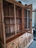 Mooie winkelkast / buffetkast onbehandeld teakhout, Ophalen, 50 tot 75 cm, Teakhout, 200 cm of meer