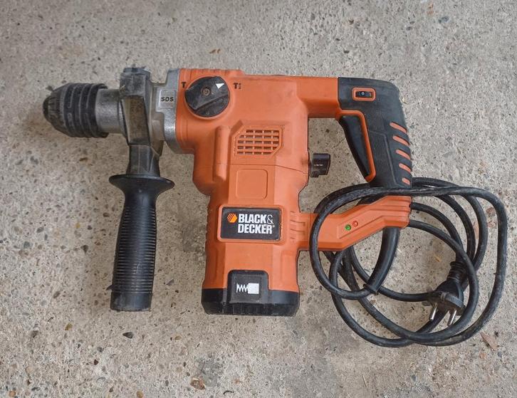 Boorhamer Black & Decker, Doe-het-zelf en Verbouw, Gereedschap | Boormachines, Gebruikt, Boormachine, Ophalen of Verzenden